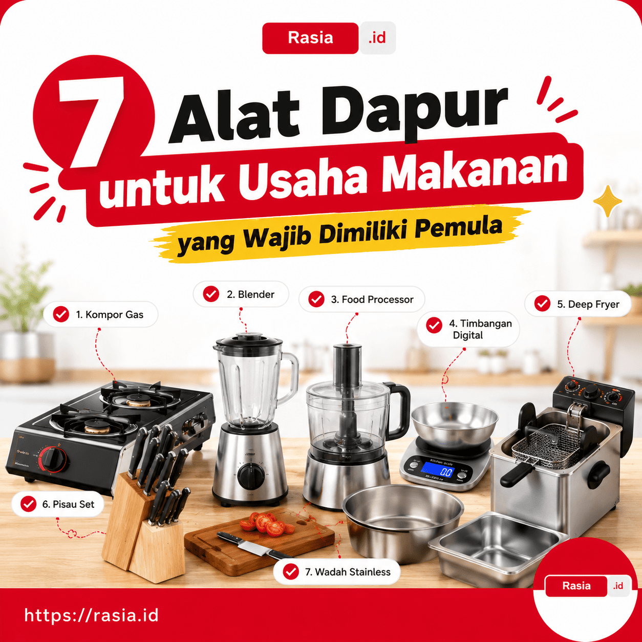 alat dapur untuk usaha makanan