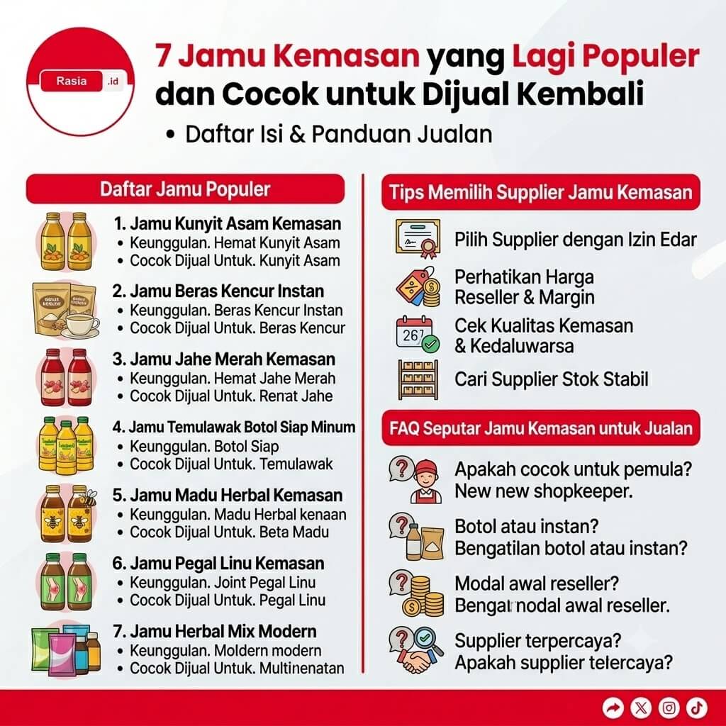 Jamu Kemasan untuk Jualan yang Populer dan Laris