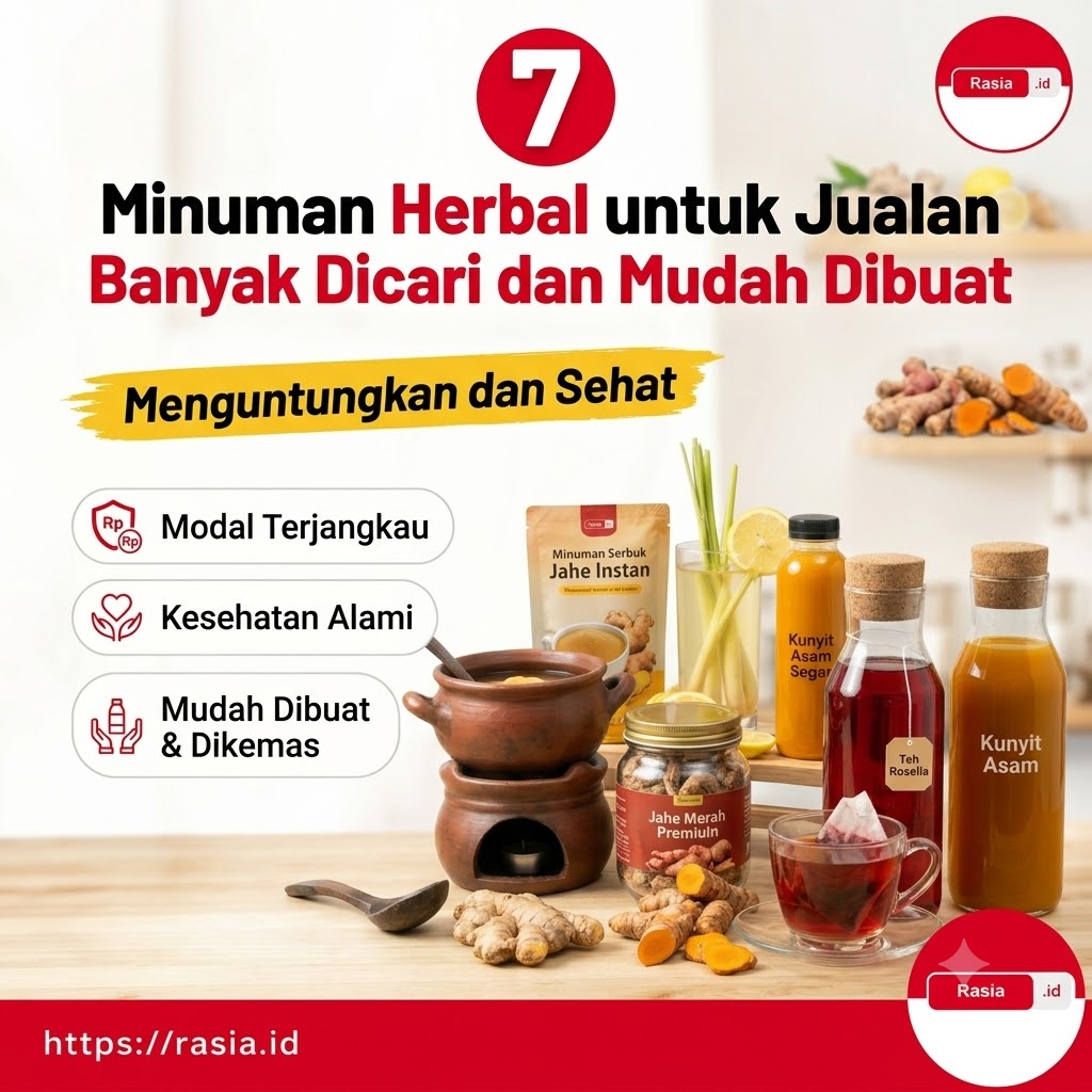 minuman herbal untuk jualan
